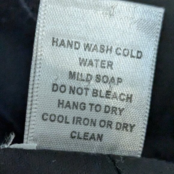 CACHE Black Low-Rise Stretch Cotton Front Zip Casual Career Pants; Size 4 - Picture 5 of 5